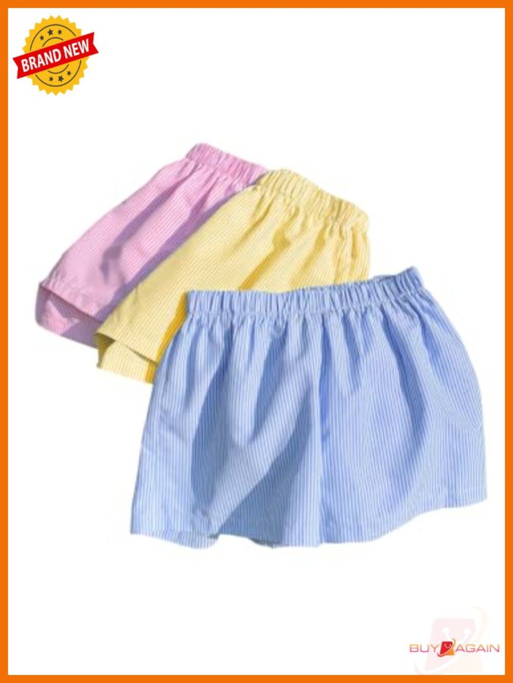 Women's Waffle Knit Lounge Shorts 3 Pack Elastic Waist Wide Leg